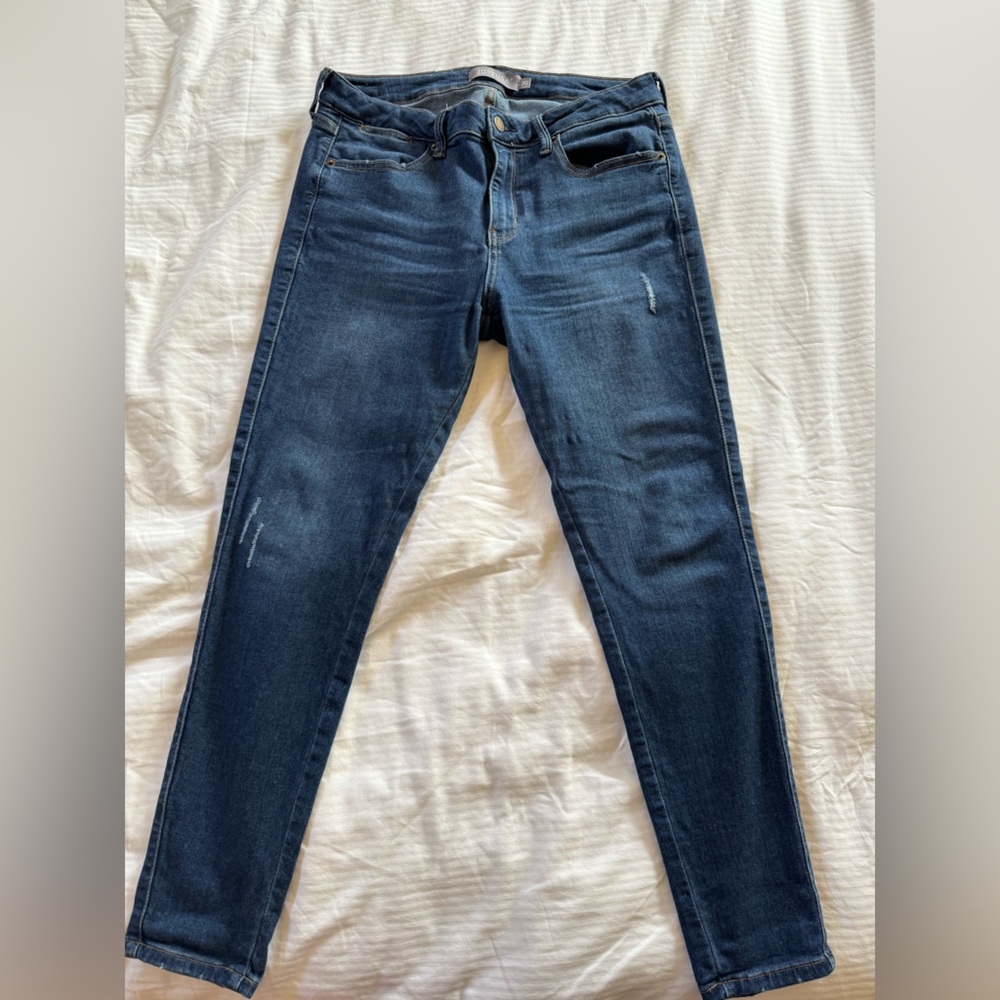 Just USA Rhea Skinny Jeans - Size 30 Indigo - Super light distressing